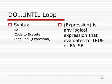 Do until Loop Syntax に対する画像結果