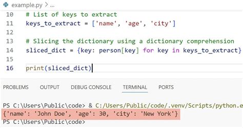 Image result for Slicing in Dictionary Python