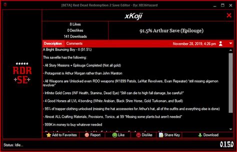 Image result for rdr2 save editor