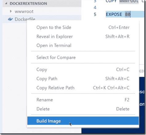 Toradh íomhá ar Dockerfile File Extension