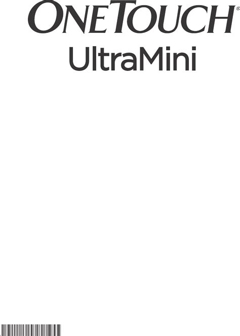 Image result for One Touch Ultra Manual Book