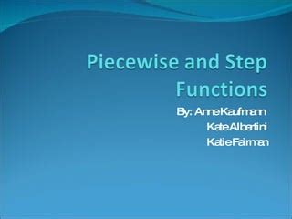 Image result for Piecewise vs Step Function