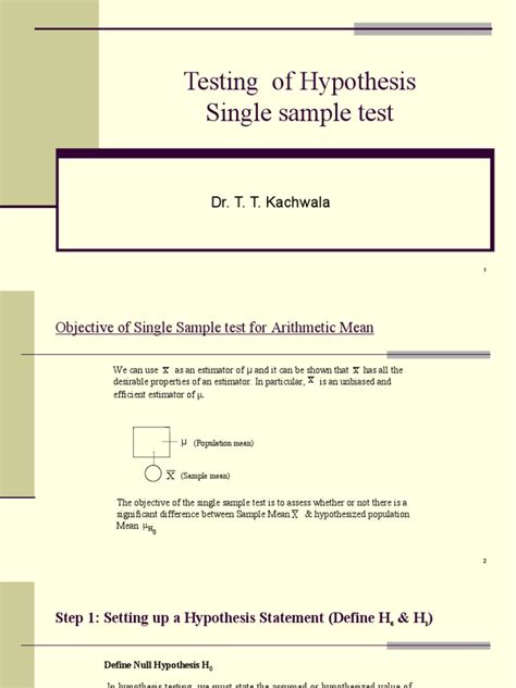 Image result for Single Sample Hypothesis Testing