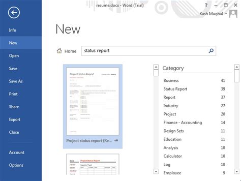 Image result for Tutorial Template Word