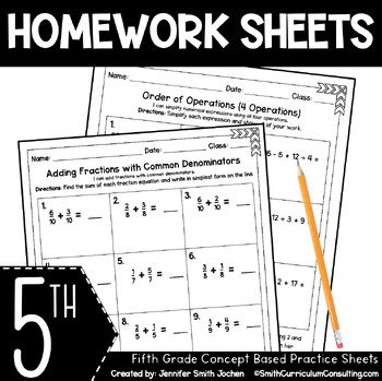 5th Grade Math Homework Pages に対する画像結果
