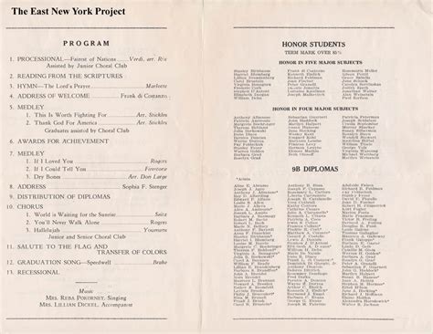 Toradh íomhá ar 8th Grade Graduation Program Template