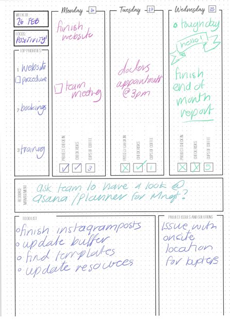 Toradh íomhá ar Planner Notebook Sample