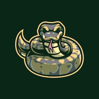 Toradh íomhá ar Python Snake Graphic Logo