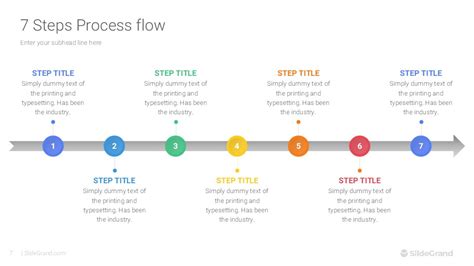 Image result for 7 Step Process Flow Vector