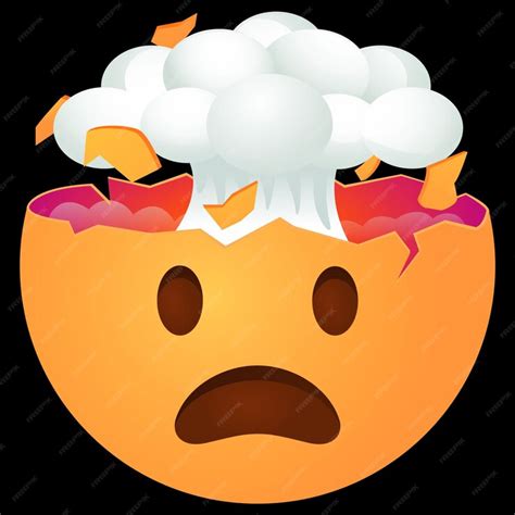Image result for Exploding Head Emoji