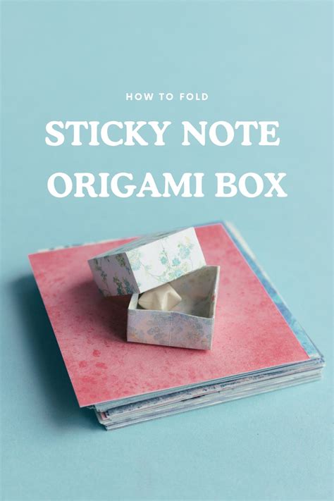 Toradh íomhá ar Origami Cube Sticky Notes