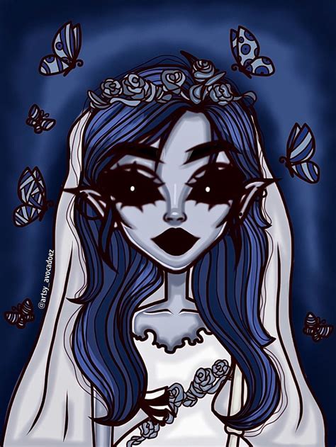 Image result for Corpse Bride Emily Aesthetic