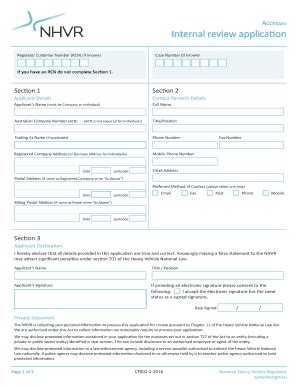 Image result for Internal Review Application Form