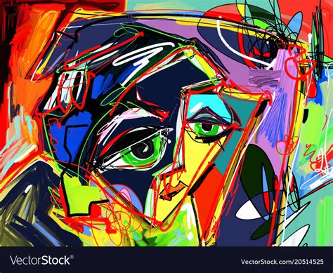 Image result for Digital Abstract Face