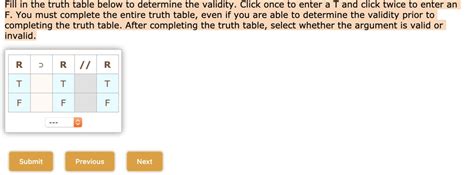 Image result for Valid Argument Truth Table