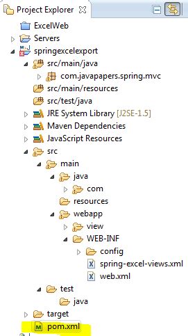 Java Maven Project Structure に対する画像結果