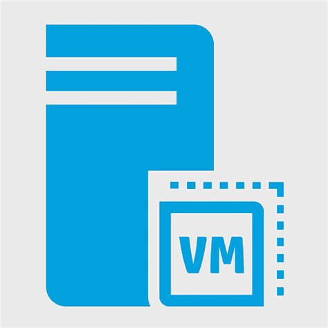Toradh íomhá ar Virtual Machine Physical Server Icon