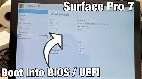 Image result for Surface Pro 1 BIOS-Update