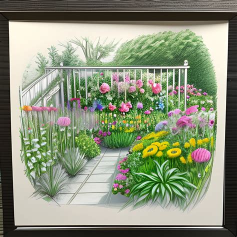 Image result for How to Draw a 3D Garden