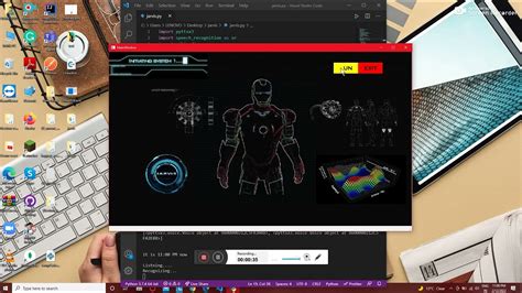 Image result for Jarvis UI Animation in Python Code