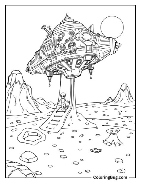 Image result for Alien Planet Color Pages