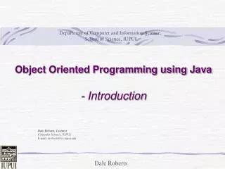 Image result for Object-Oriented Programming in Java PPT