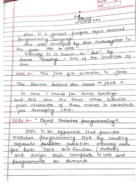 Image result for Java for Beginners Notes