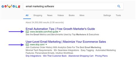 AdWords Google.com に対する画像結果