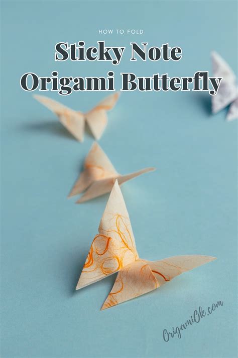 Sticky-Note Butterfly Origami に対する画像結果