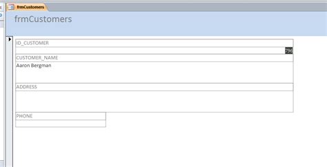 Master-Detail SQL に対する画像結果