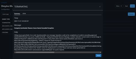 Databricks Compute Instance に対する画像結果