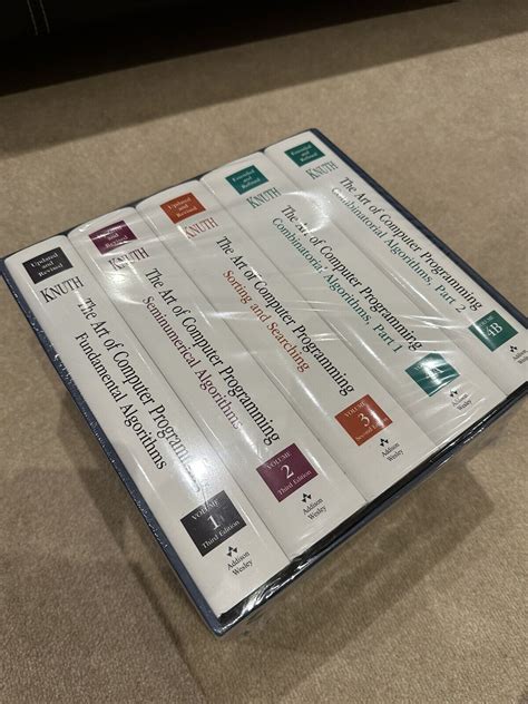 The Art of Computer Programming Complete Set に対する画像結果