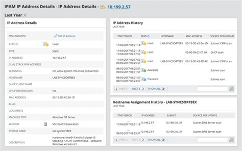 User Interface of IP Address Management に対する画像結果