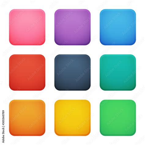 Image result for Color Button Square