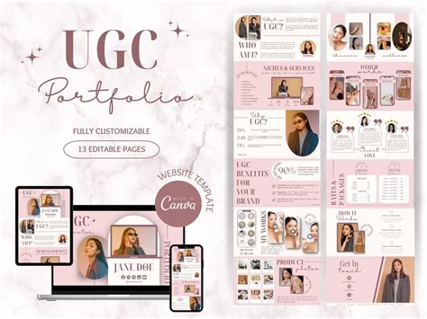 UGC Portfolio Template に対する画像結果