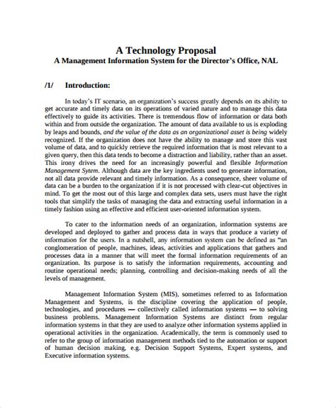 Toradh íomhá ar Management Proposal Example