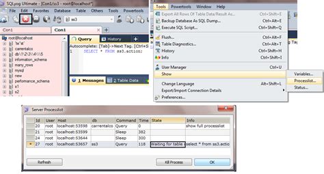 Toradh íomhá ar How to Kill Particular Tab From Non Rsponding SQL Developer