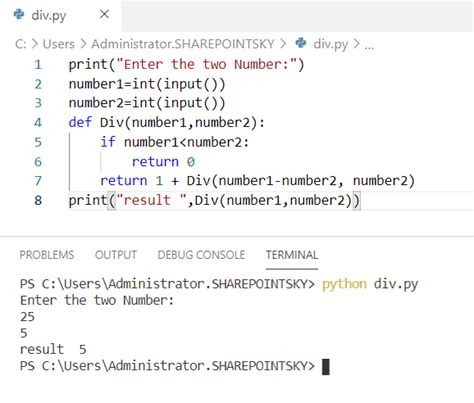Image result for How to Divide Python