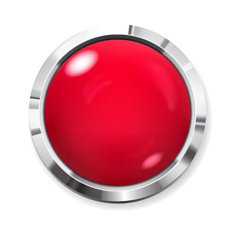 Image result for Mettalic Red Button