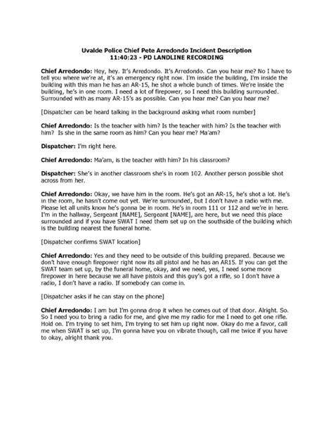 Image result for Police Call Transcript Evidence Template