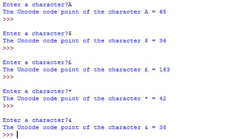 Image result for Ord and CHR Python