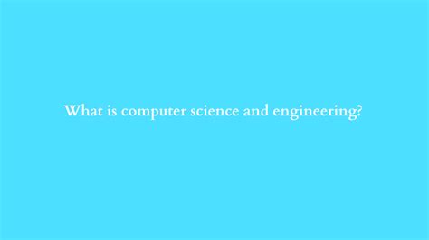 Image result for How to Use Computer Science and Engineering