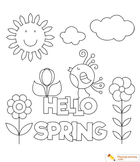 Toddler Color Pages Spring-साठीचा प्रतिमा निकाल