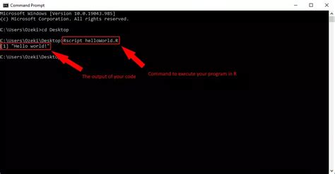 Toradh íomhá ar r hello world