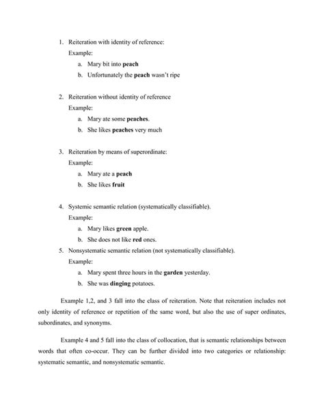 Image result for Lexical Cohesion Example