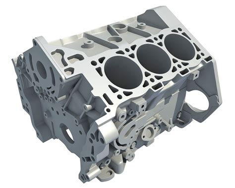 Image result for Engine Block Modeling Geometry 3D