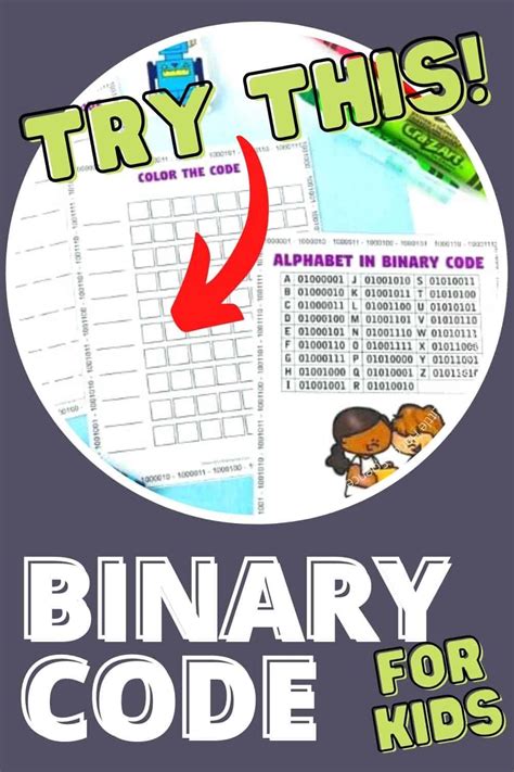 Image result for Binary Coding for Kids