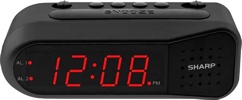 Image result for Sharp Red LED Alarm Clock