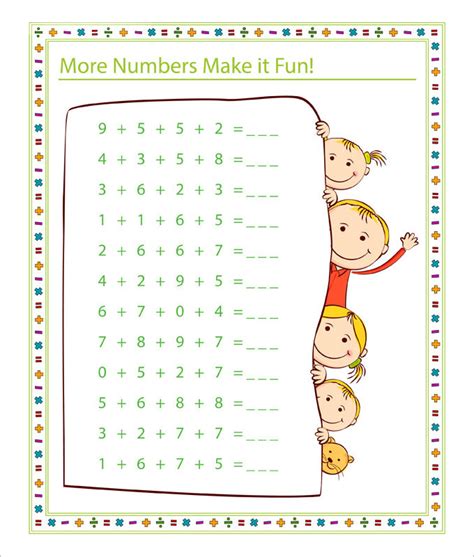 Image result for Fun Math Worksheets PDF