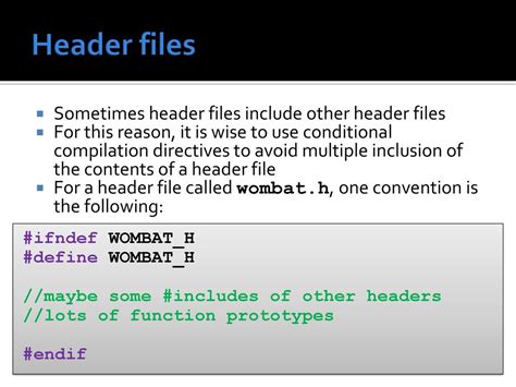 Image result for Header Files Contain Only Prototypes